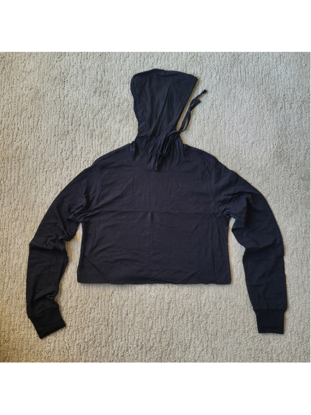 Women’s Long Sleeve Cropped Lightweight Hoodie – MAP Collection – Size S/M –NWOT - Picture 10 of 11